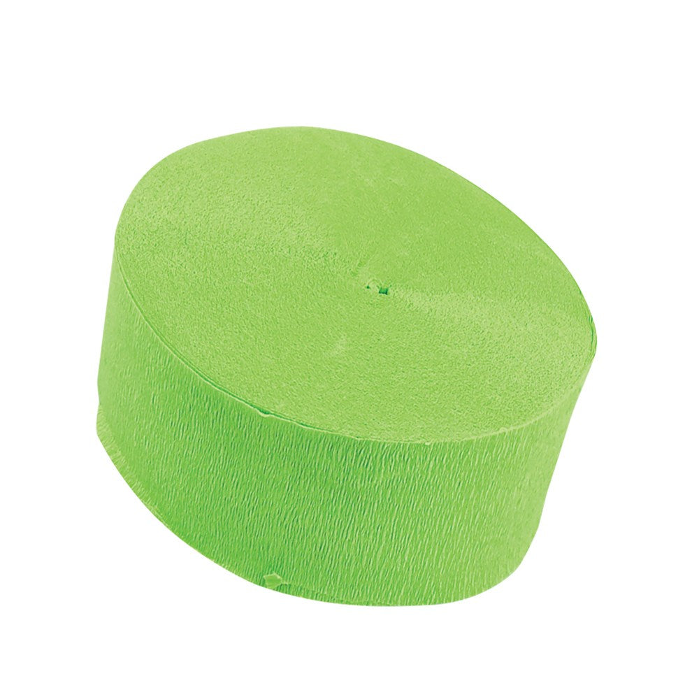 Crepe Streamer - Light Green -24 Metres