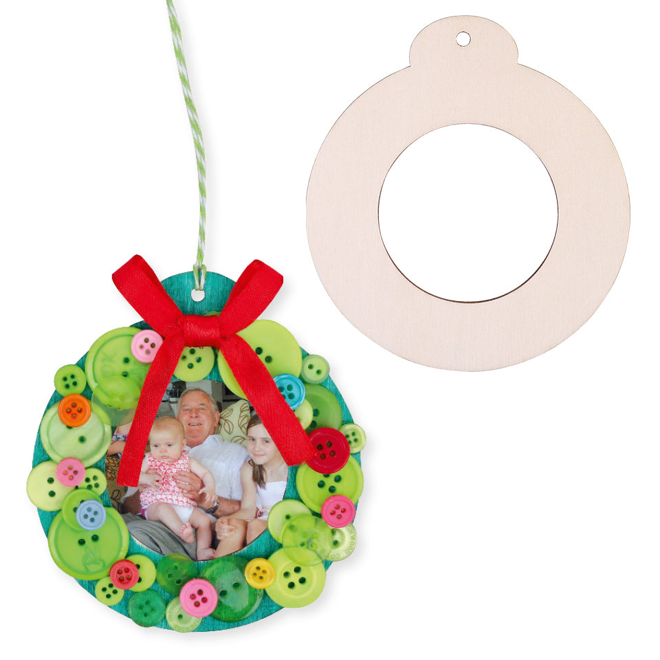 Wooden Circle Frames - Pack of 20