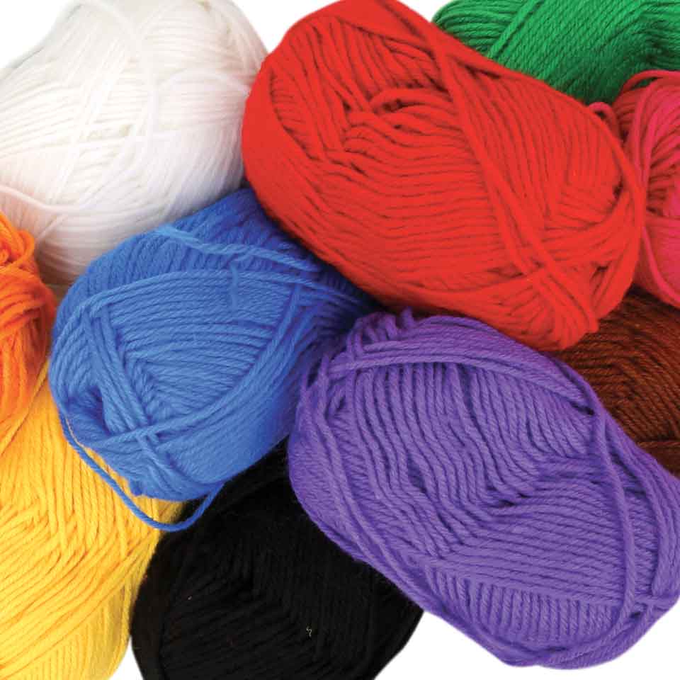 Soft Yarn - 100g - Set of 10 Colours
