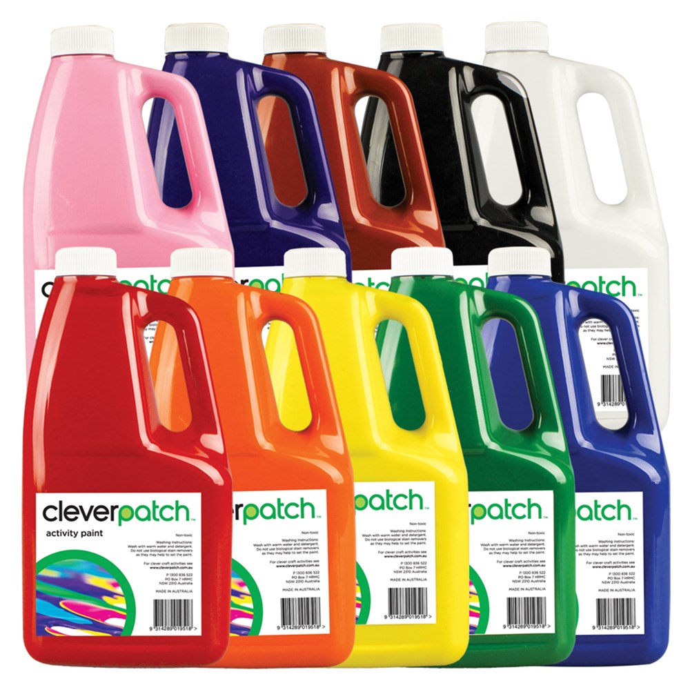 CleverPatch Activity Paint - 2L - Set of 10 Colours