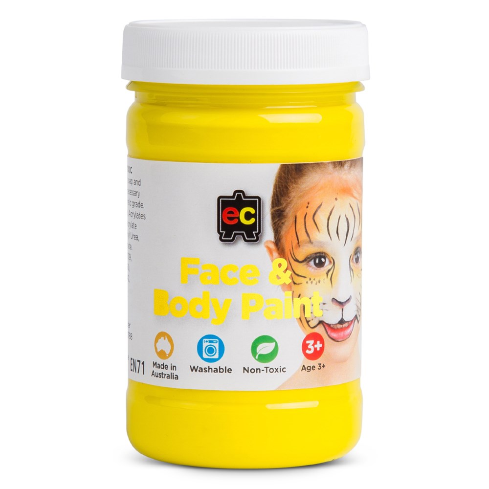 EC Face & Body Paint - Yellow - 175ml