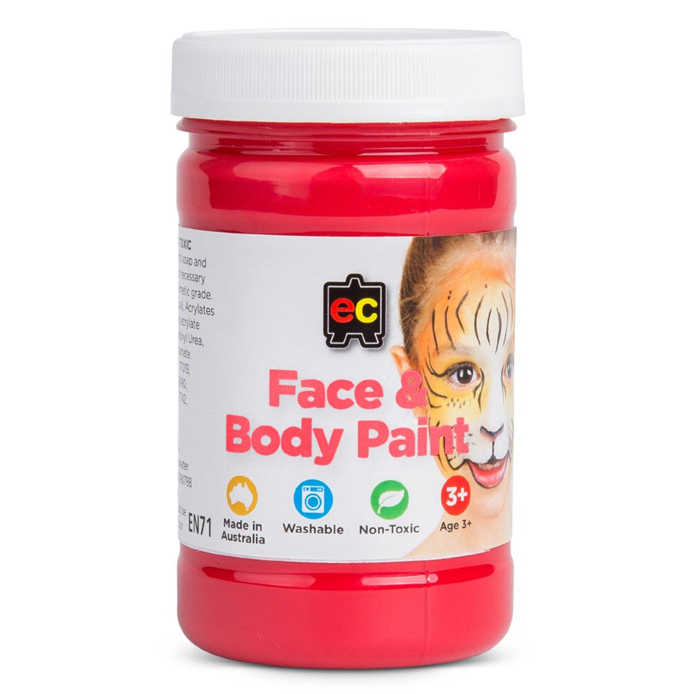 EC Face & Body Paint - Red - 175ml