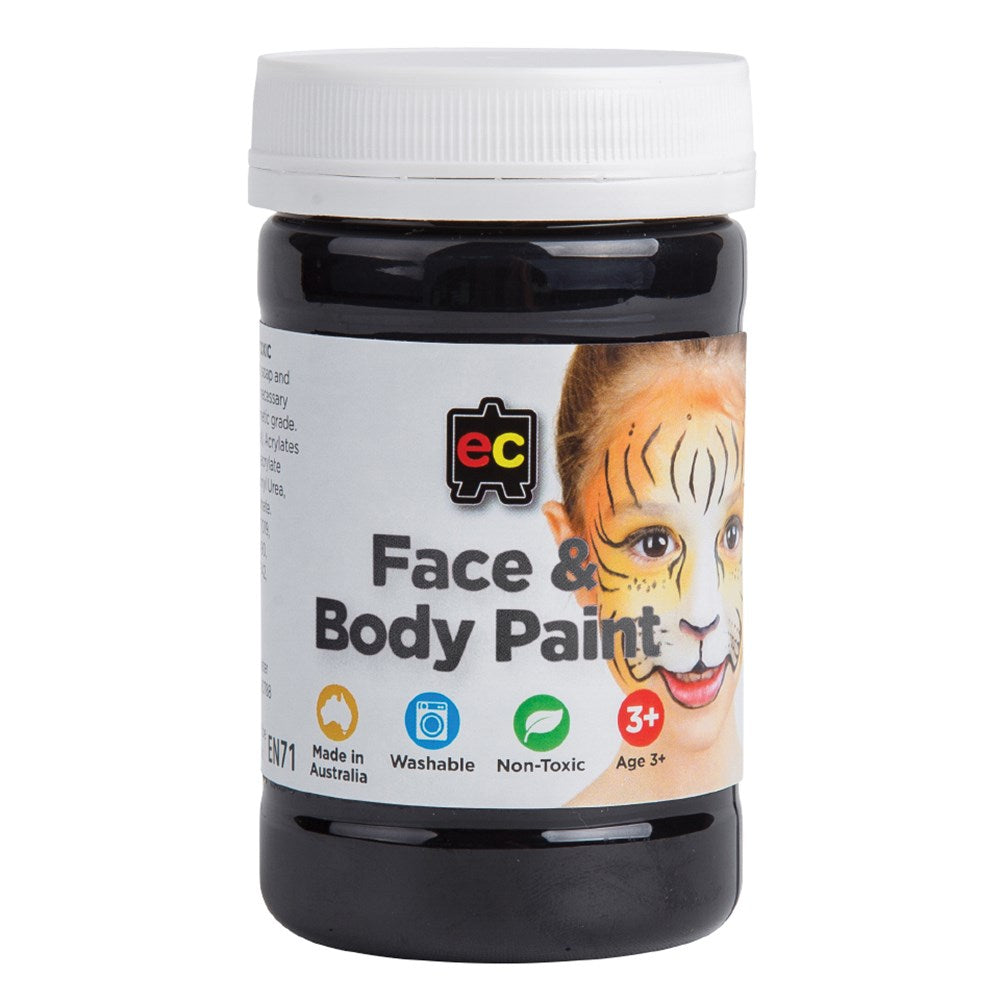 EC Face & Body Paint - Black -175ml