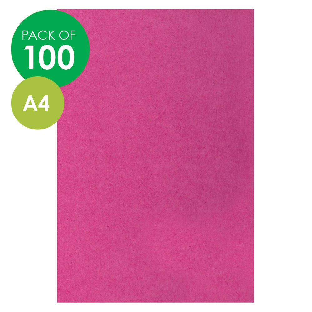 CleverPatch Cardboard - Pink - A4 - Pack of 100
