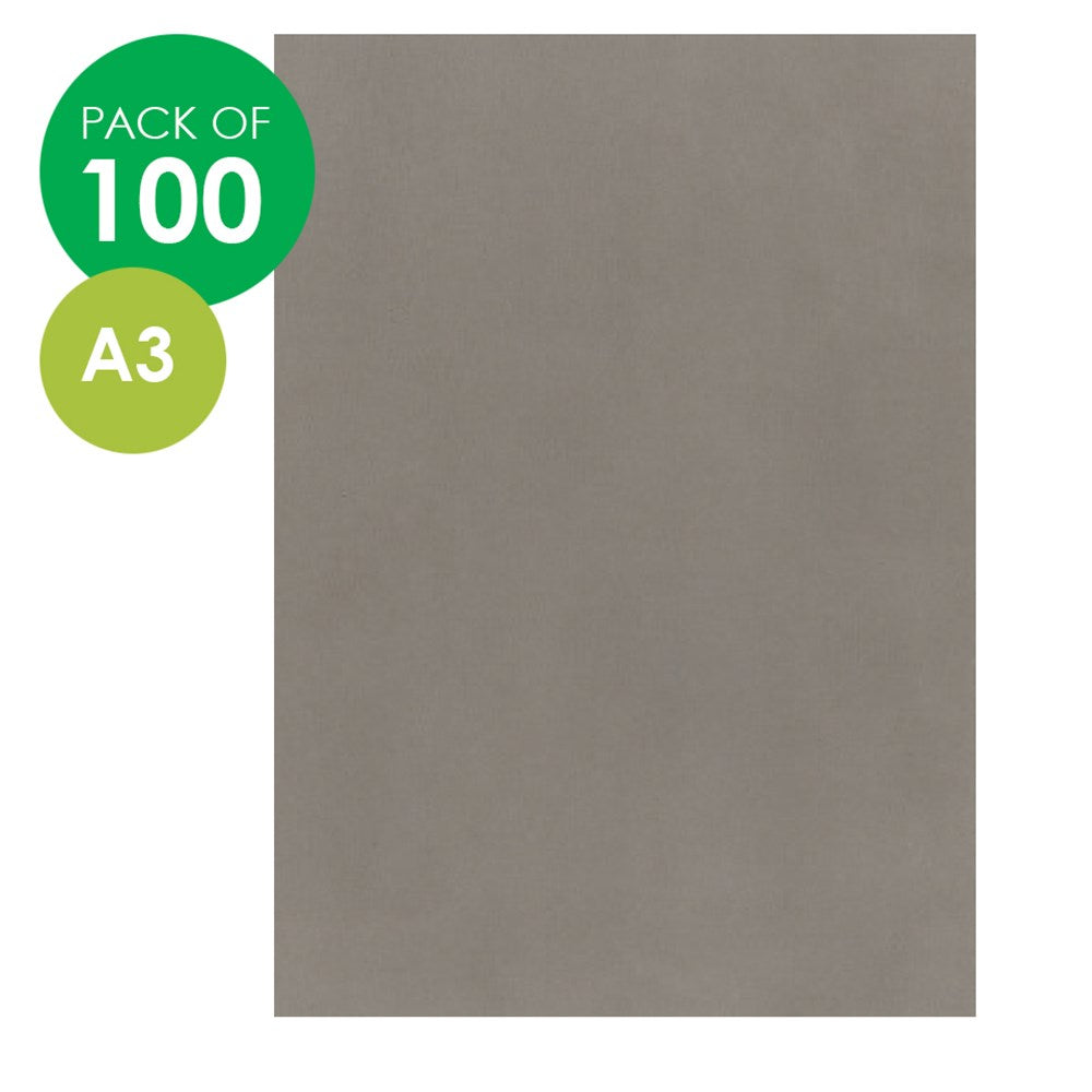CleverPatch Cover Paper - A3 - Grey - Pack of 100