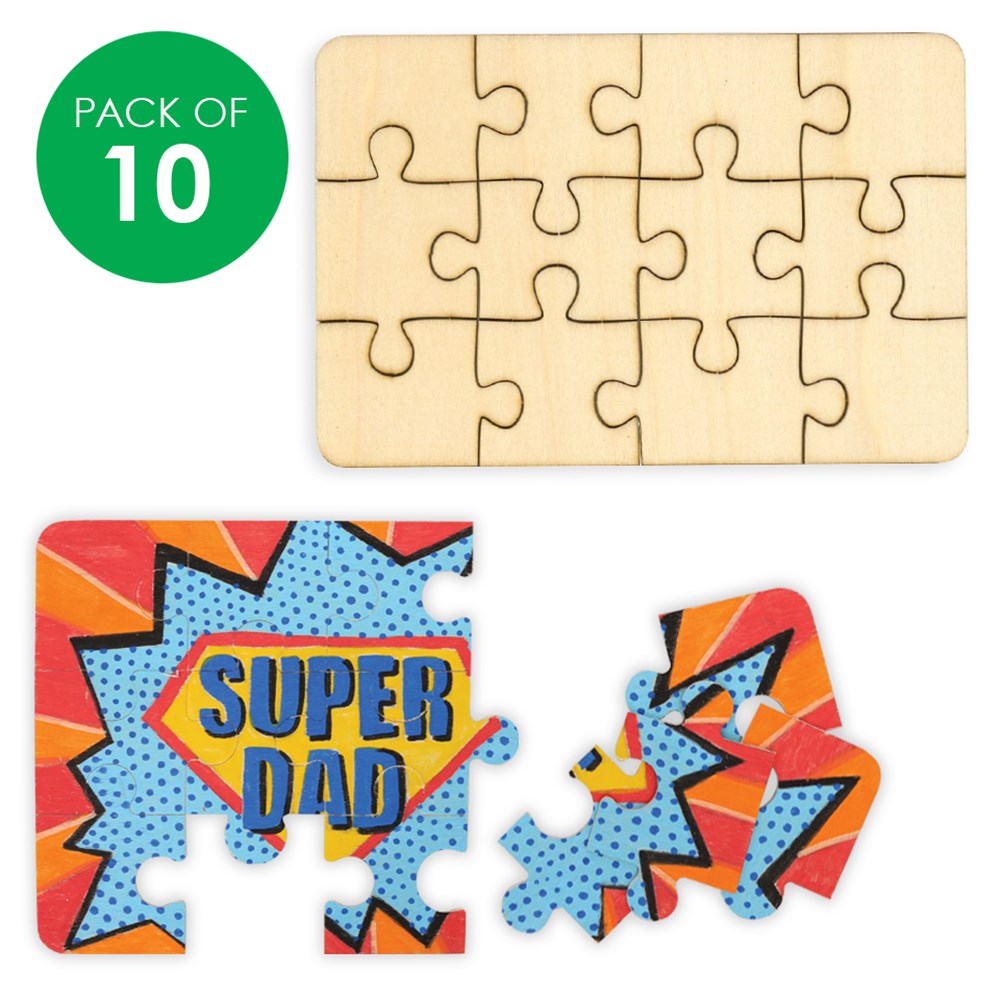 Wooden Jigdraws - Pack of 10