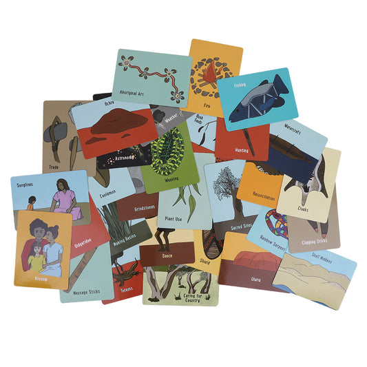 Aboriginal Topic Cards - Pack of 30