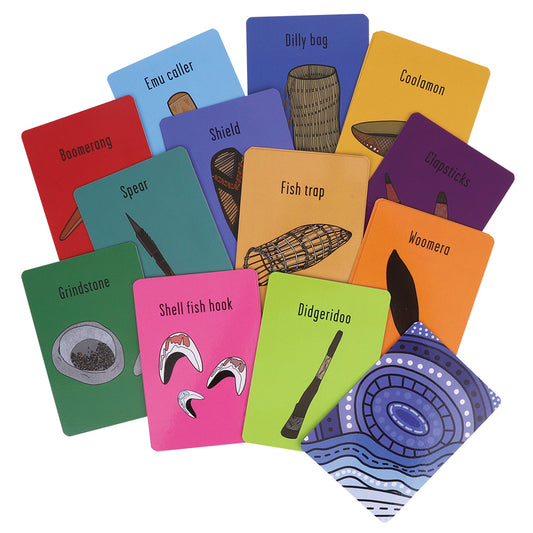 Aboriginal Tools Memory Card Game - Pack of 24