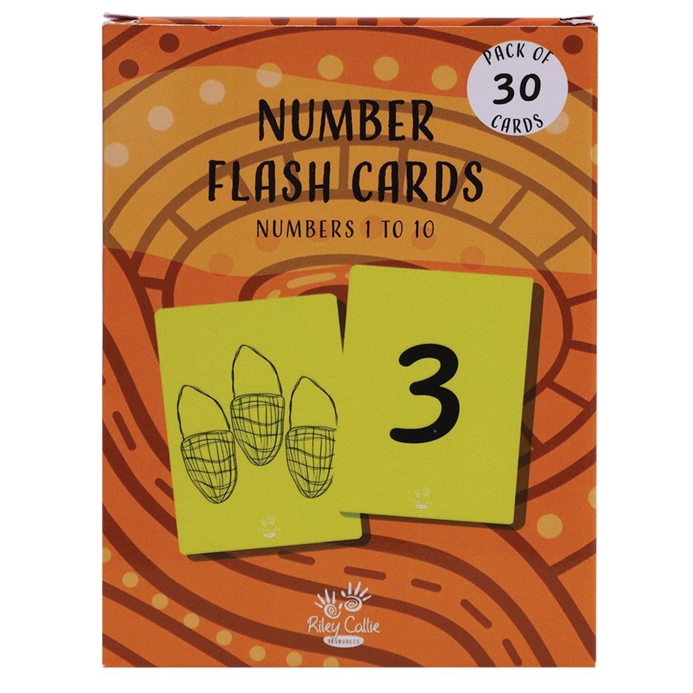 Indigenous Number Flash Cards - Pack of 30