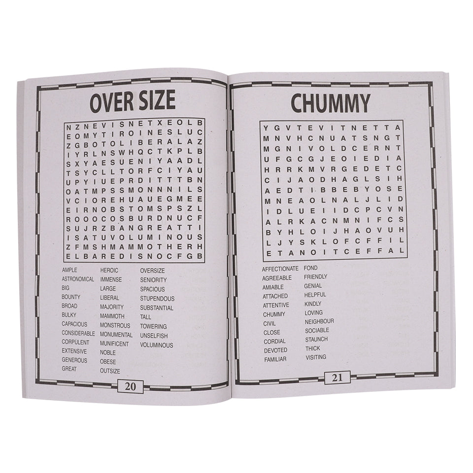 Word Search Book - Large Print - Each