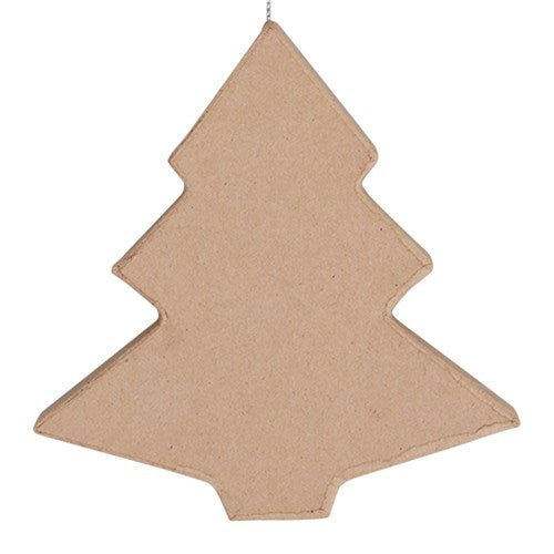 Papier Mache Christmas Tree Ornament