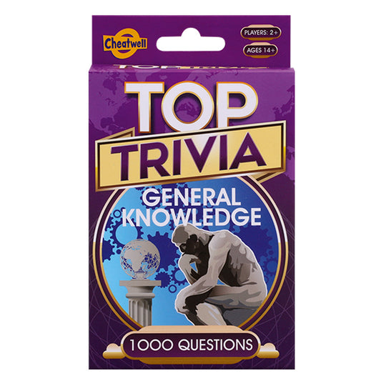 Top Trivia Cards - General Knowledge - Pack of 50