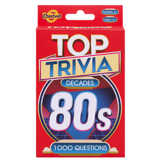 Top Trivia Cards - 1980s - Pack of 50