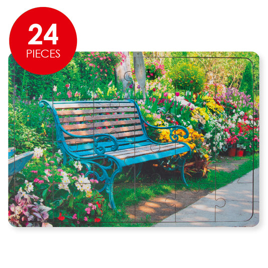 Wooden Puzzle - Garden Seat - 24 Pieces