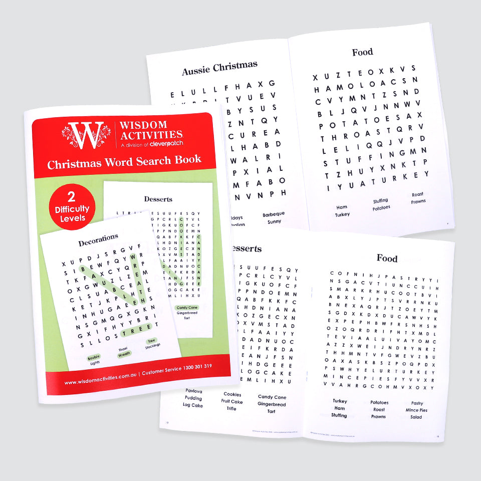 Christmas Word Search Book