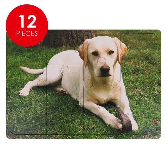 Wooden Puzzle - Labrador - 12 Pieces