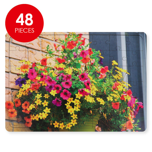 Wooden Puzzle - Hanging Basket - 48 Pieces