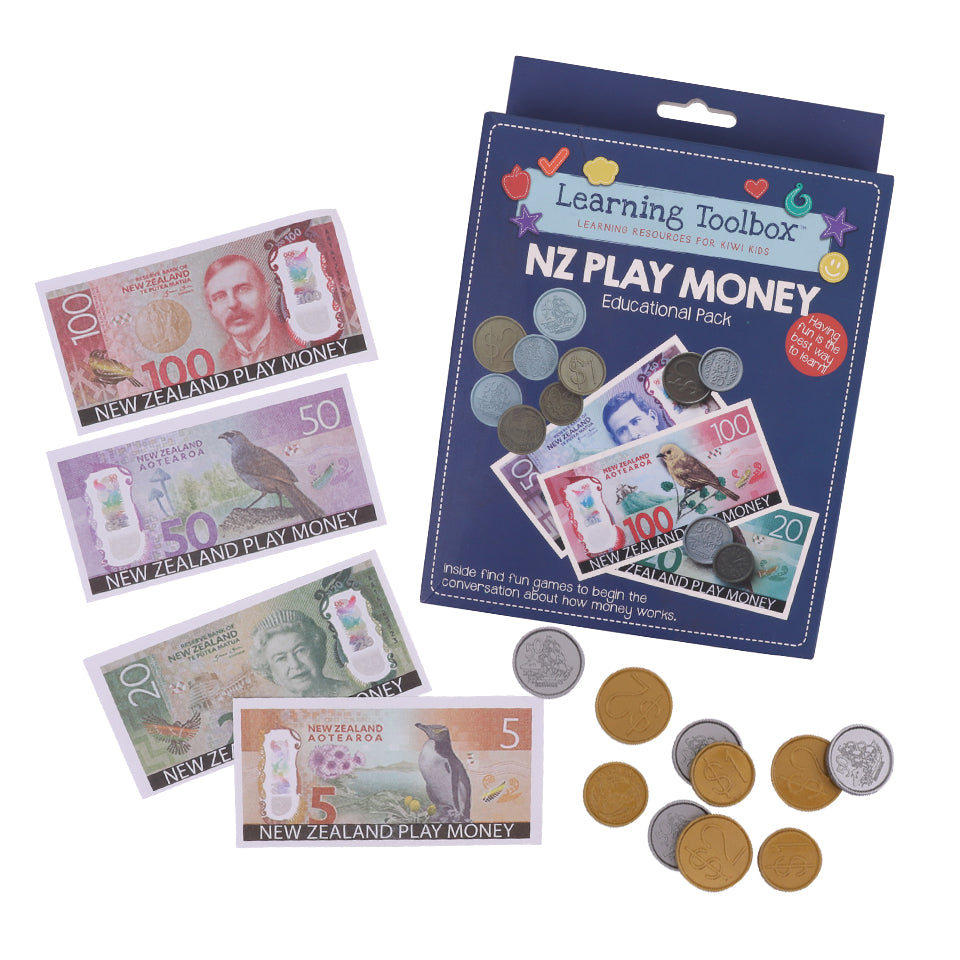 New Zealand Play Money - Pack of 180