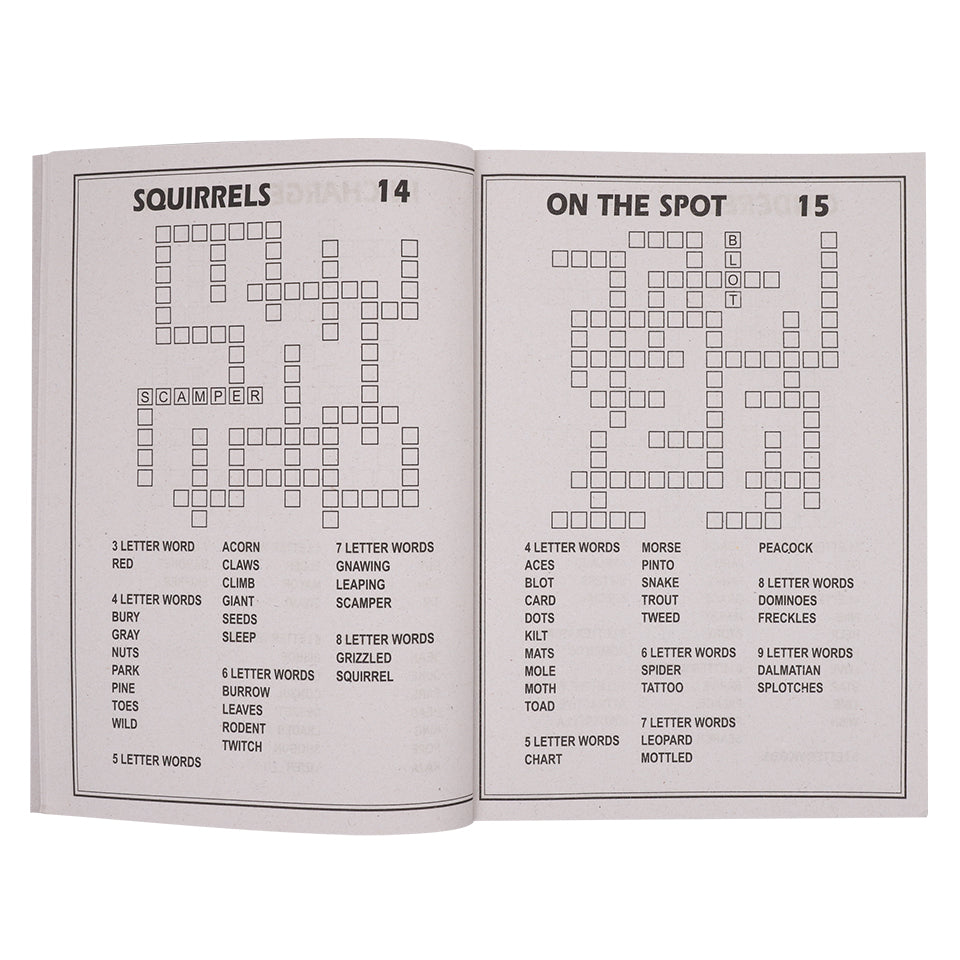 Criss Cross Puzzle Book - Large Print - Each