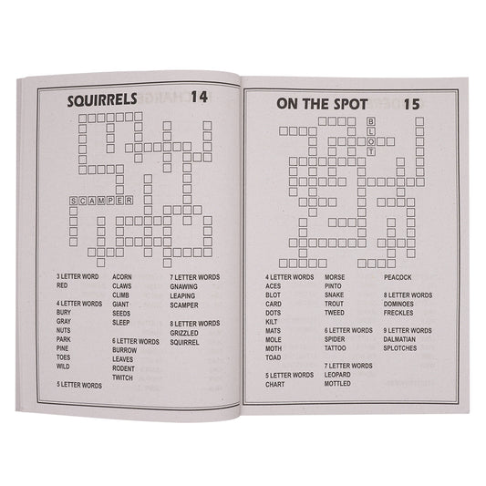 Criss Cross Puzzle Book - Large Print - Each