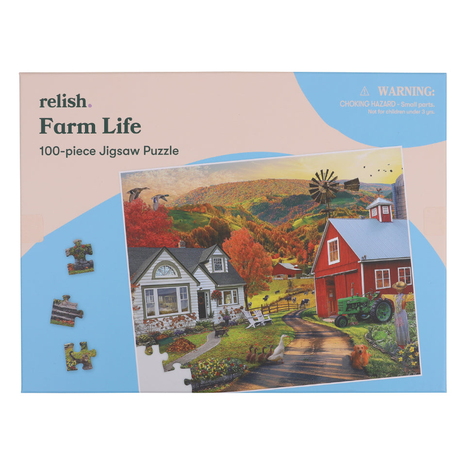 Puzzle - Farm Life - 100 Pieces