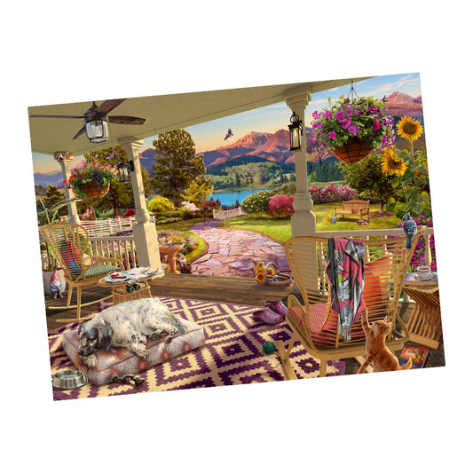 Ravensburger Puzzle - Cozy Front Porch - 750 Large Pieces