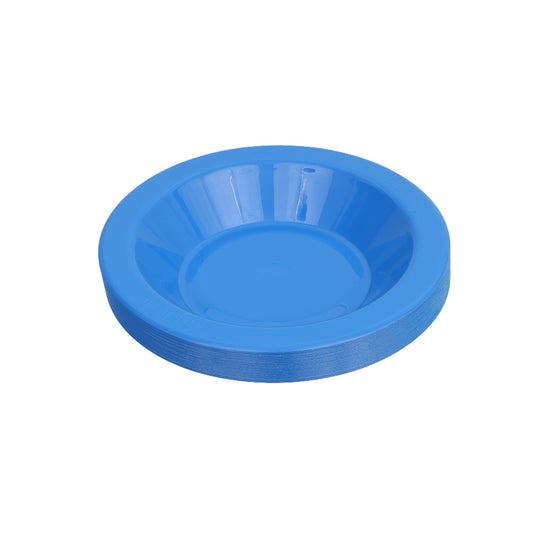 Reusable Plastic Bowls - Blue - Pack of 20