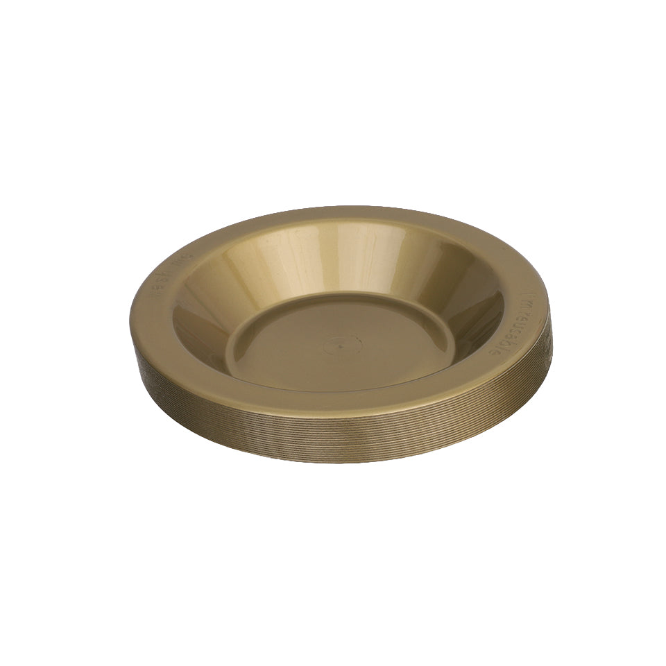Reusable Plastic Bowls - Gold - Pack of 20