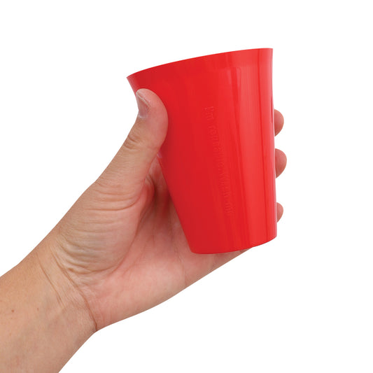 Reusable Plastic Cups - Red - Pack of 20