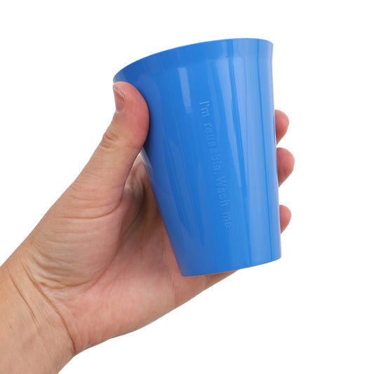 Reusable Plastic Cups - Blue - Pack of 20