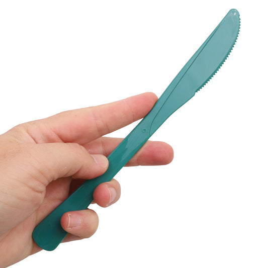 Reusable Plastic Knives - Green - Pack of 20