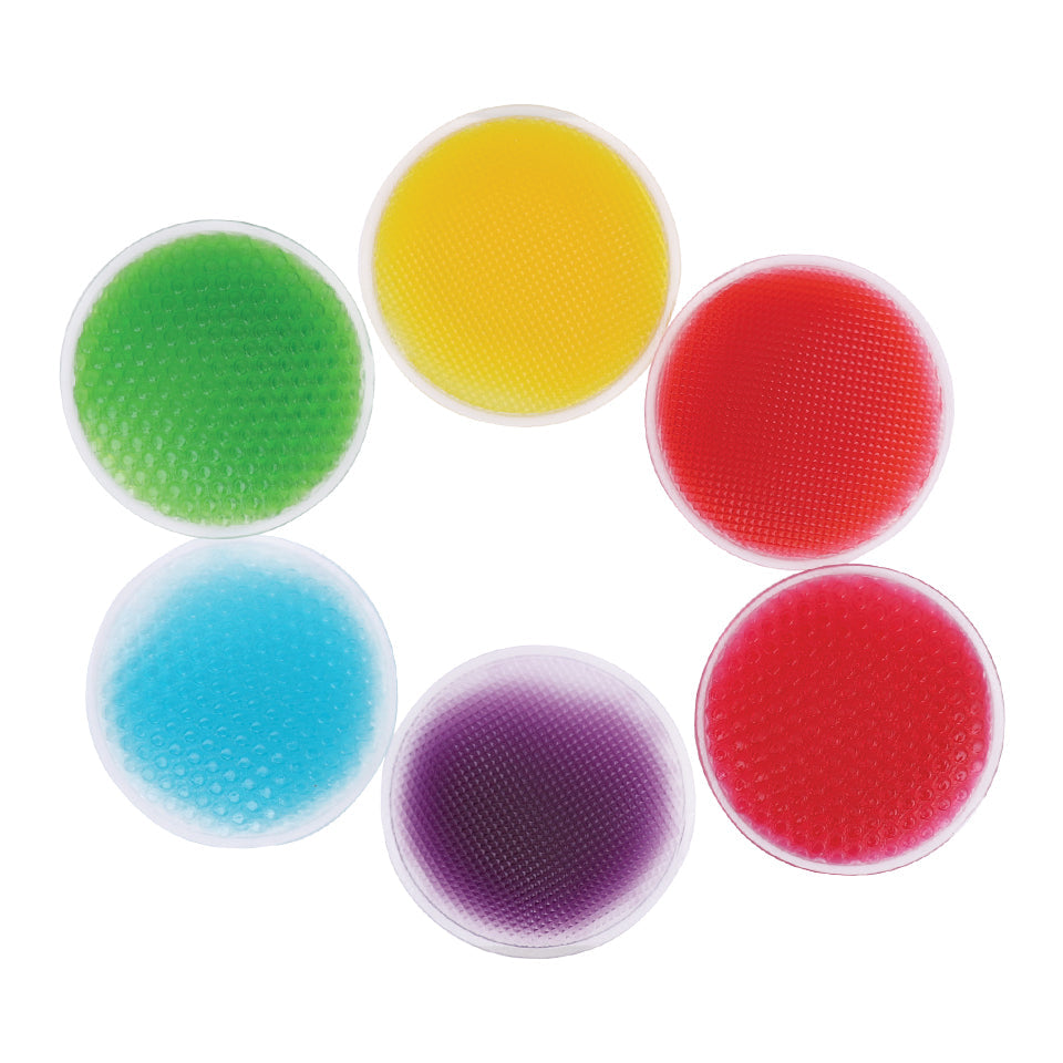 Fidget Squishy Textured Circles - Pack of 6