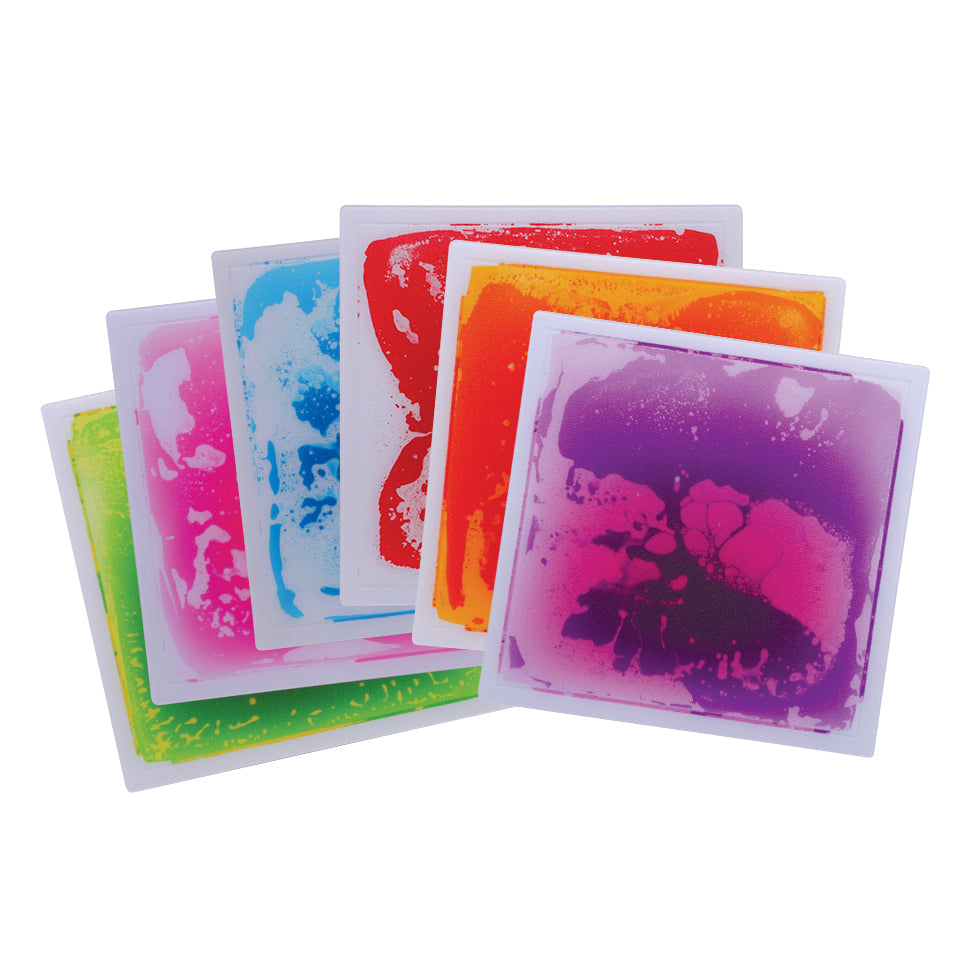 Large Liquid Tiles - Square - Pack of 6