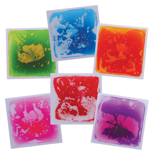 Large Liquid Tiles - Square - Pack of 6