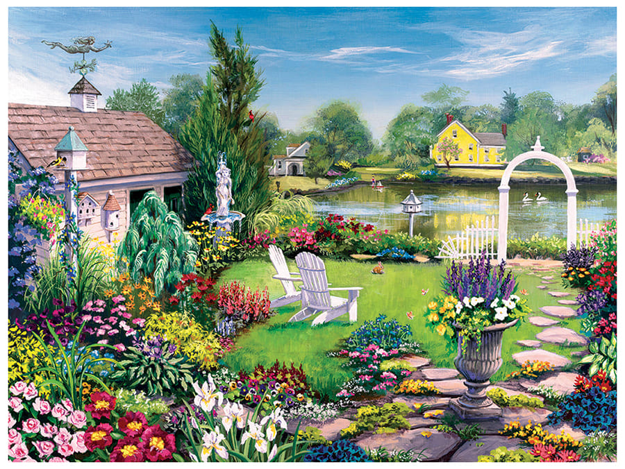 By The Pond - 275 Piece Puzzle