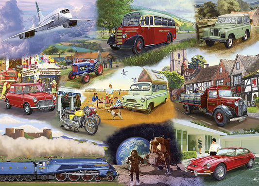Piecing Together Transport - 24 Piece Puzzle