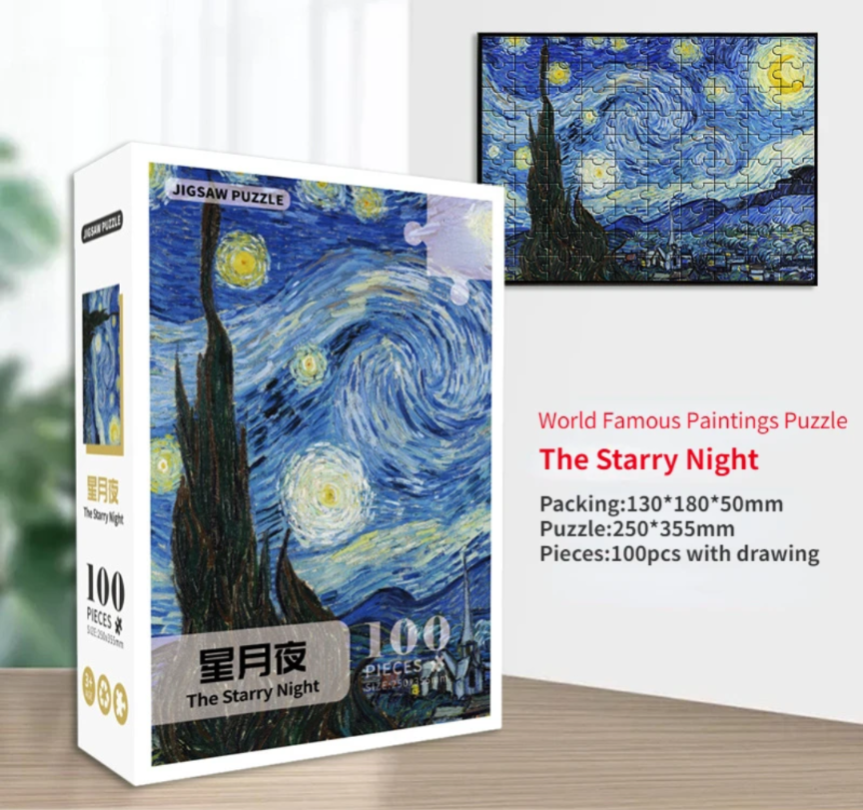 Starry Night van Gogh - 100pc XL puzzle