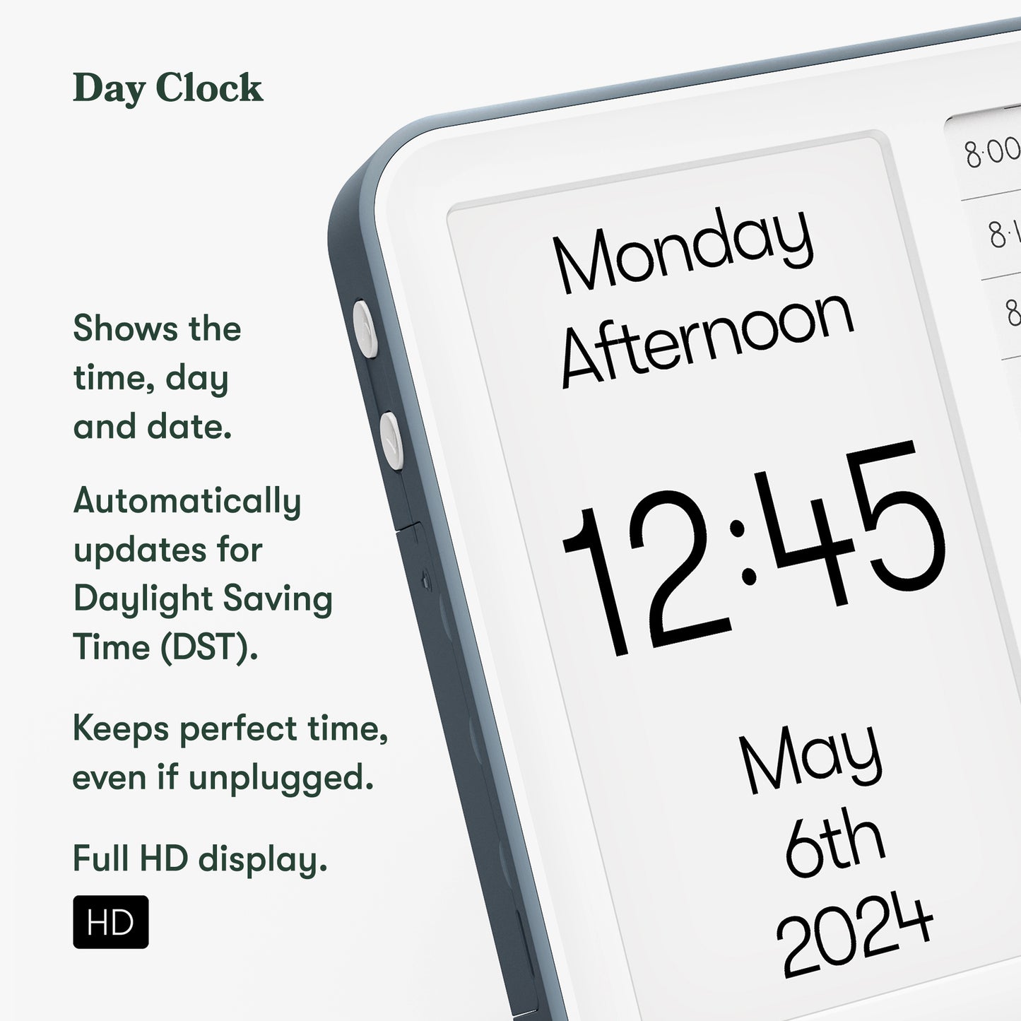 Day Hub - Dementia and Task Reminder Clock