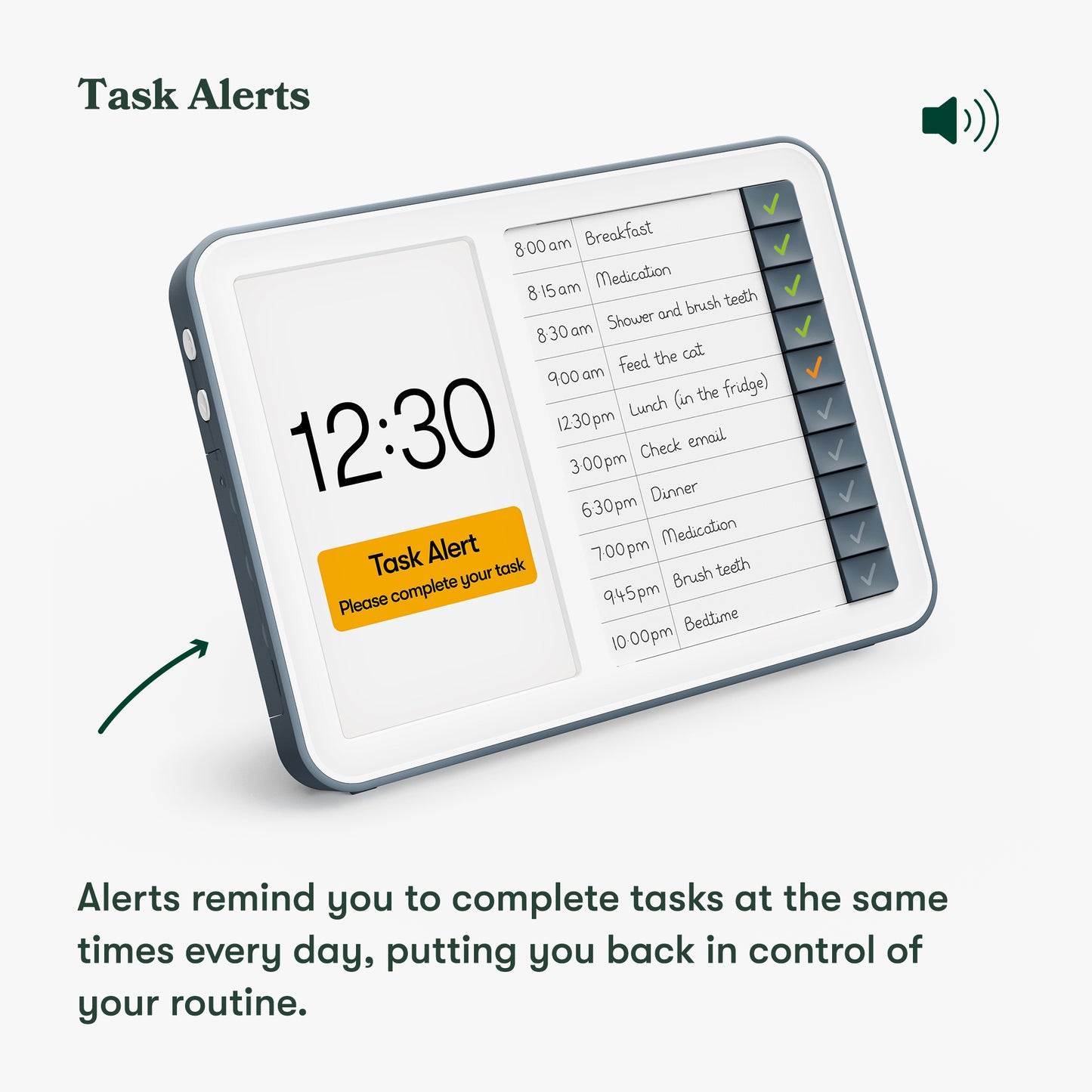 Day Hub - Dementia and Task Reminder Clock