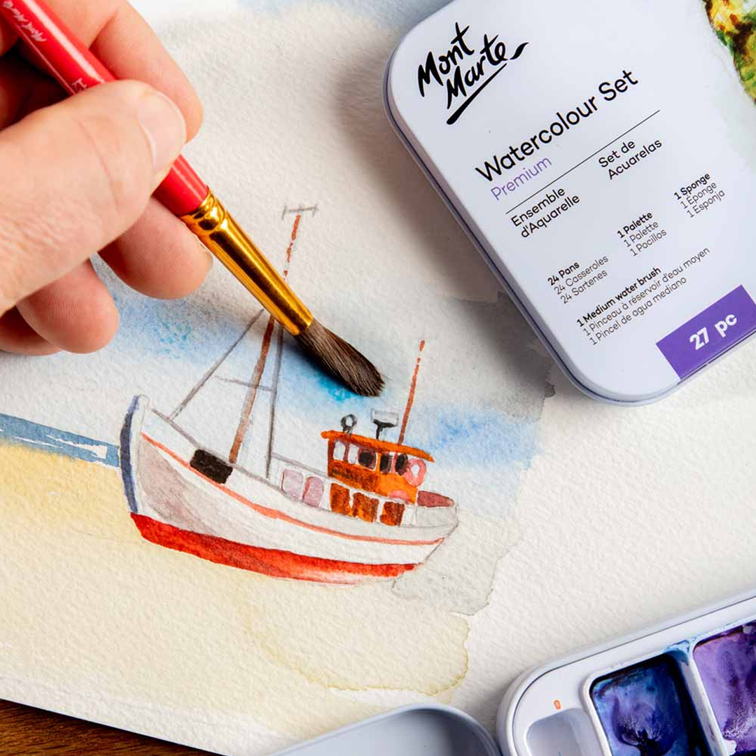 Watercolour Paint Set Premium 27pc