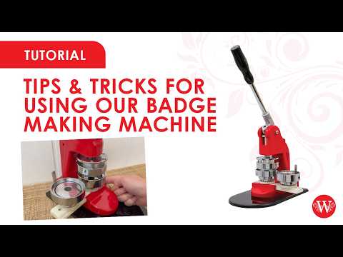 Badge Making Machine