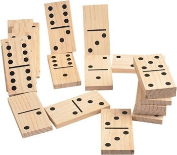Wooden Dominoes: Large