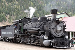 Black Steam Train - 12 Piece Puzzle