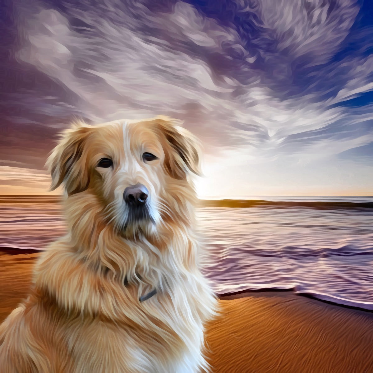 Beach Dog - 12 Piece Puzzle