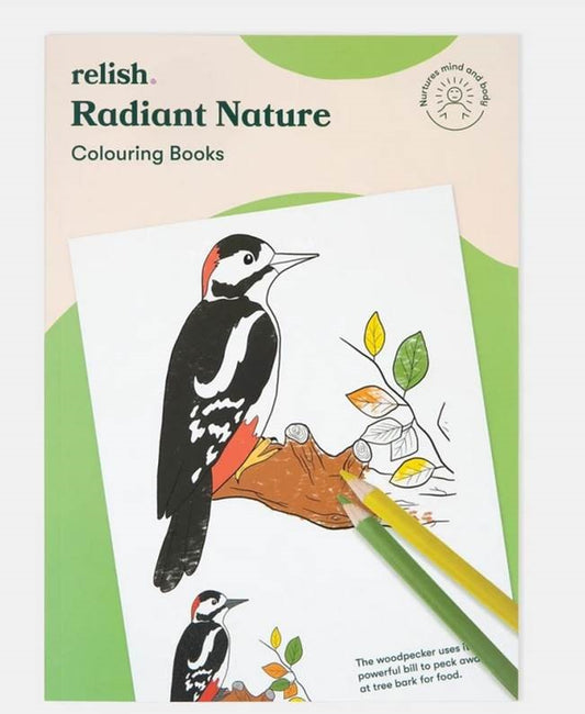 Radiant Nature Colouring Book