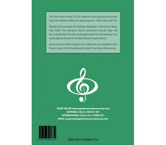 Green Book: Collection of 10 CDs (1950s to 1970s)