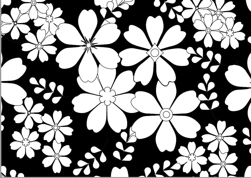A4 Colouring In: Black Background Images