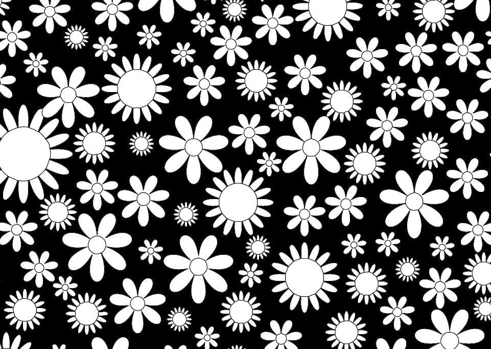 A4 Colouring In: Black Background Images