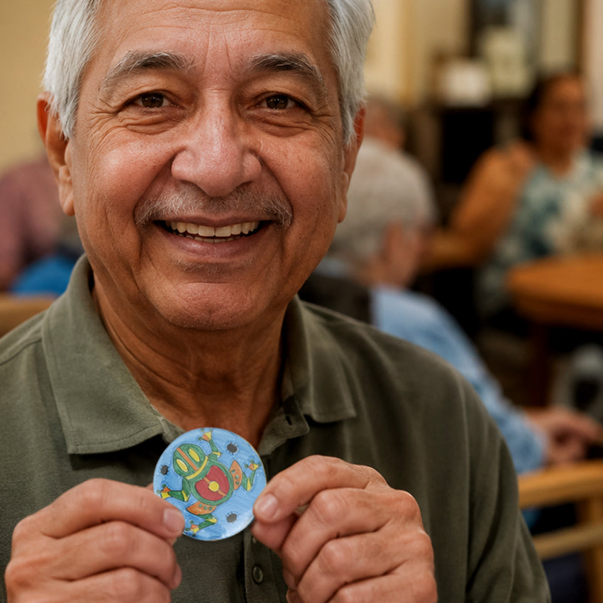 Indigenous Designed Badge Templates