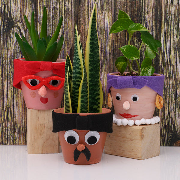 Mini Flowerpot Faces
